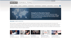 Desktop Screenshot of meritconsult.com